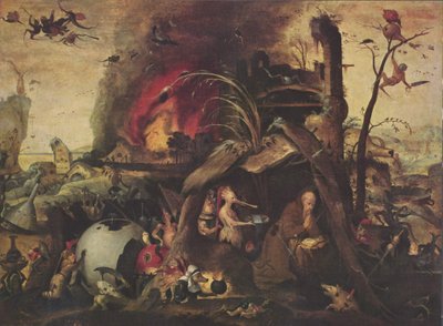 Die Versuchung des heiligen Antonius von Hieronymus Bosch